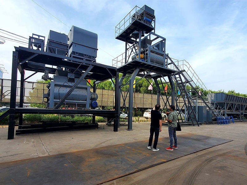 HZS180 皮带式混凝土搅拌站